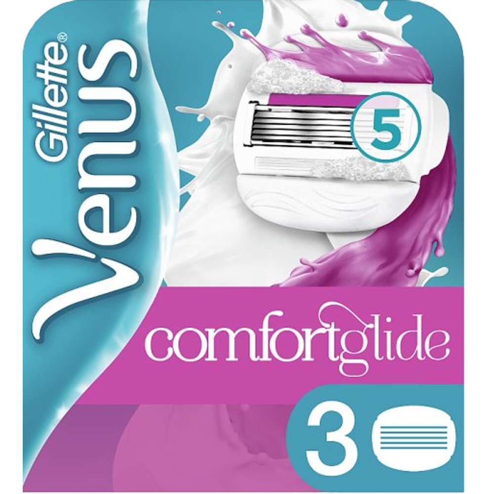 Venus & Olay Comfortglide 3-pack (Yellow)