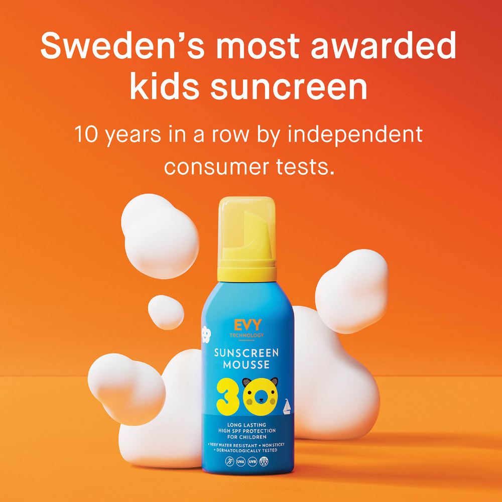 Sunscreen Mousse SPF30, KIDS Face And Body, 150ml