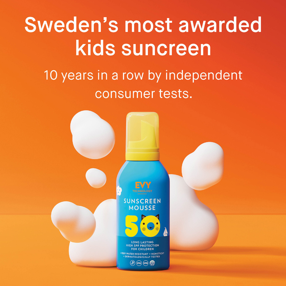 Sunscreen Mousse SPF50, KIDS Face And Body