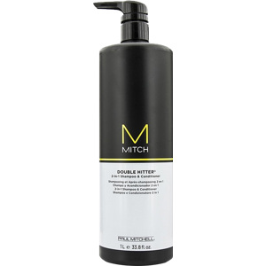 Mitch Double Hitter Shampoo & Conditioner, 1000ml