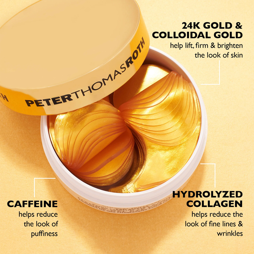 24K Gold Pure Luxury Lift Eye Patches, 30ml