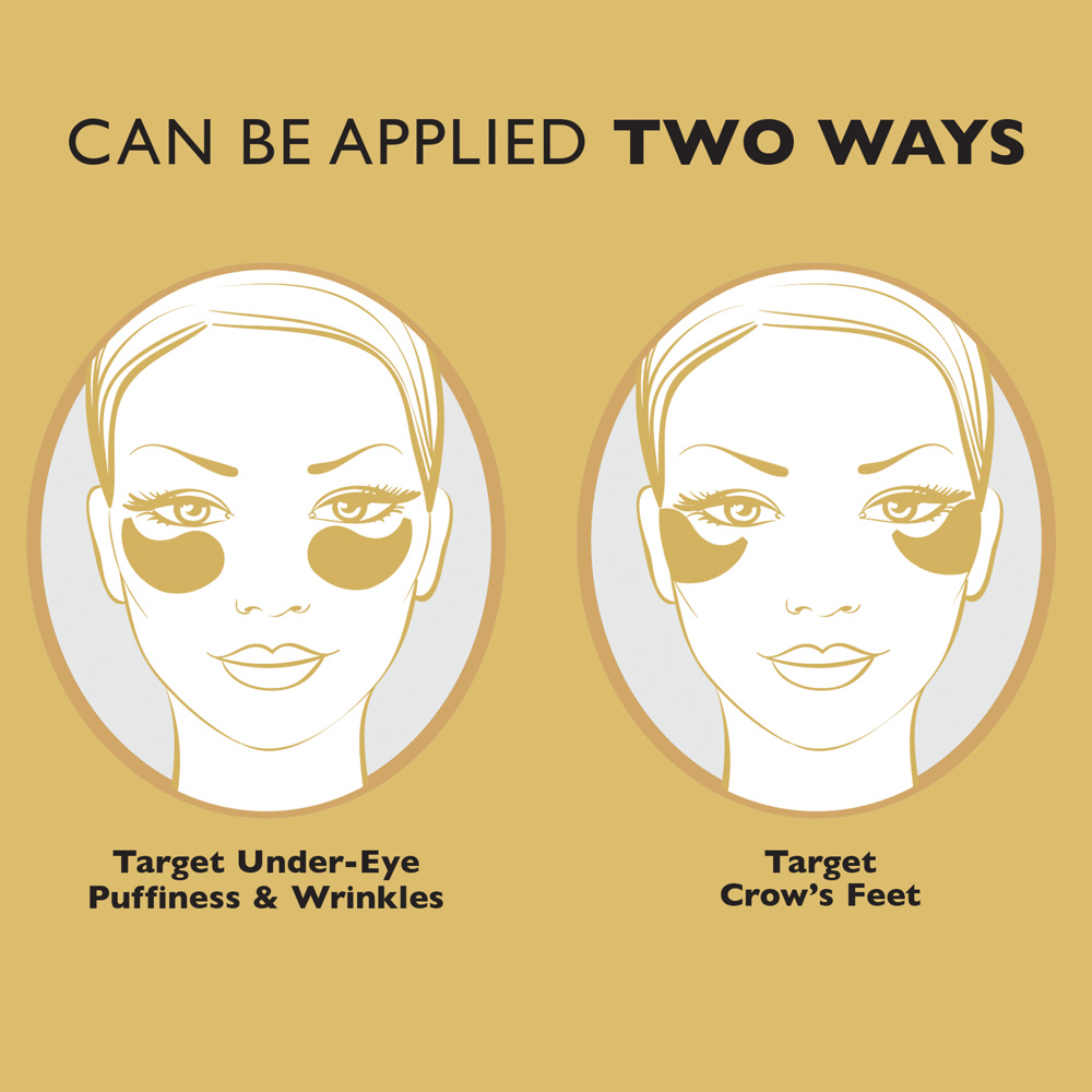 24K Gold Pure Luxury Lift Eye Patches, 30ml