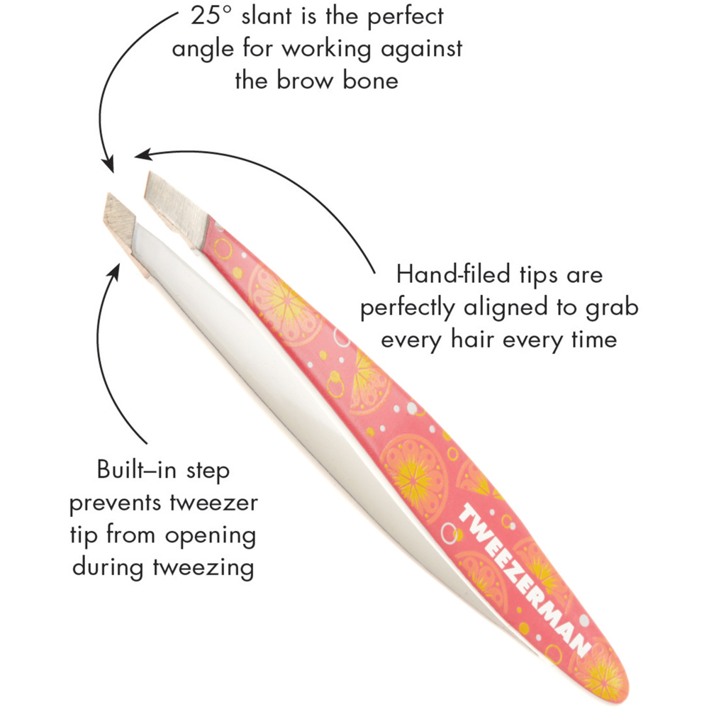 Mini Slant Tweezer Pink Lemonade