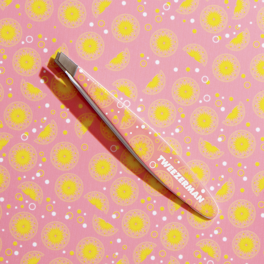 Mini Slant Tweezer Pink Lemonade