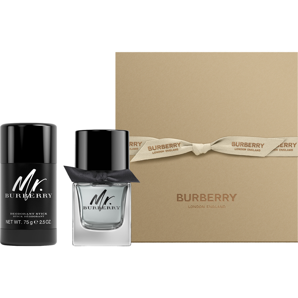 Mr Burberry Set, EdT 50ml + 75ml Deostick