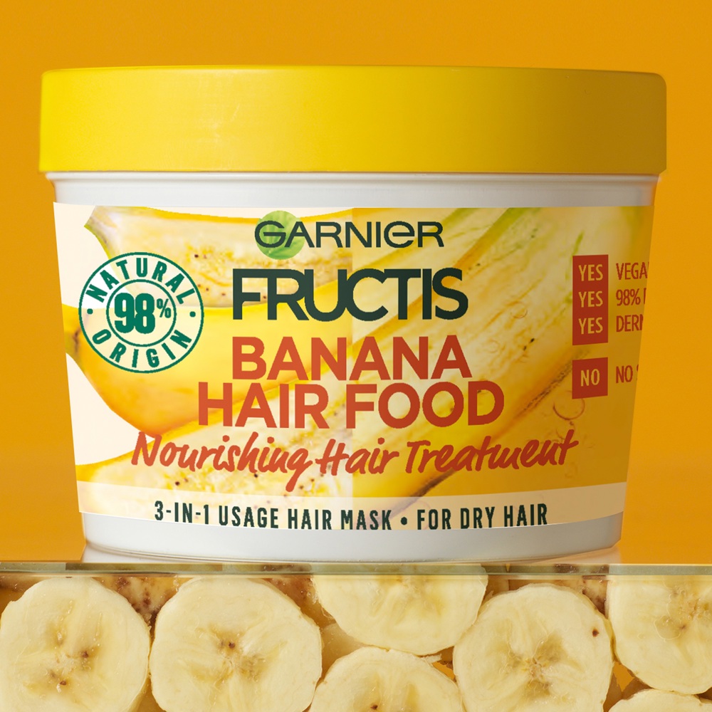 Hair Food Mask Banana , 390ml