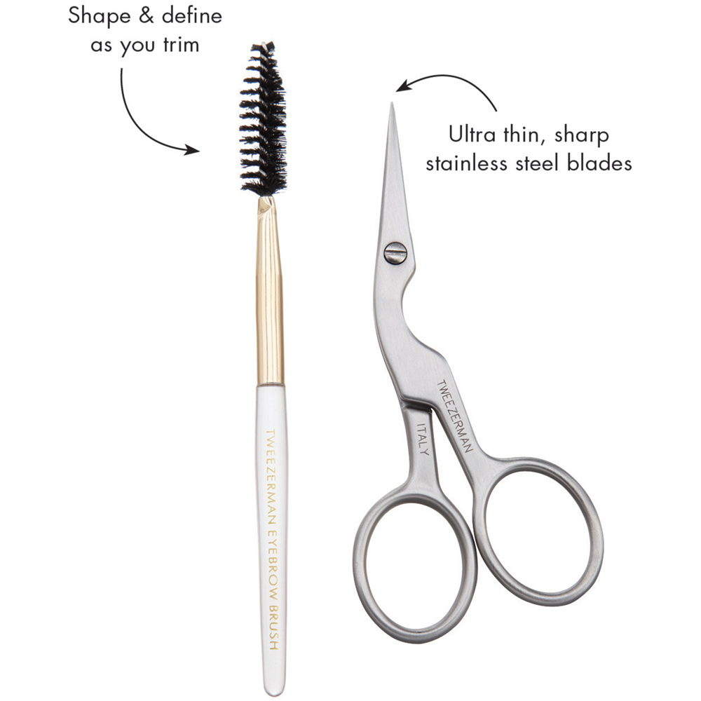 Brow Shaping Scissors & Brush