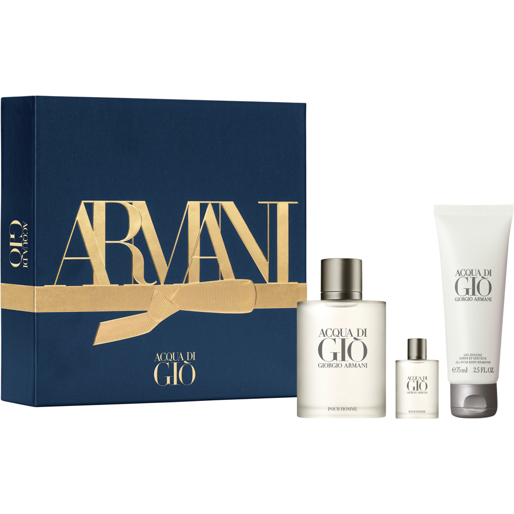 Acqua Di Gio Set, Edt 50ml + 5ml + SG 75ml