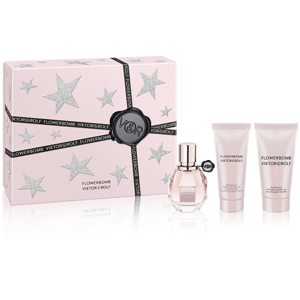 Flowerbomb Set, EdP 30ml + 50ml Shower Gel + 40ml Body Cream