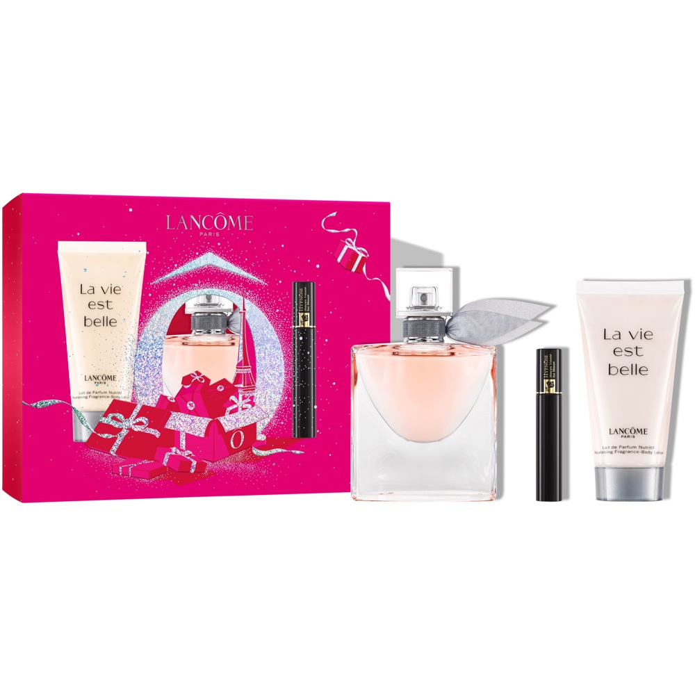 La Vie Est Belle Set, EdP 30ml , Lotion, Shower Gel, Mascara