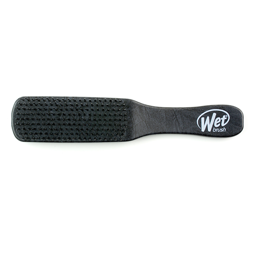 Mens Detangler Black Leather Brush