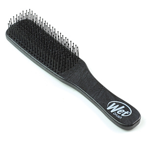 Mens Detangler Black Leather Brush