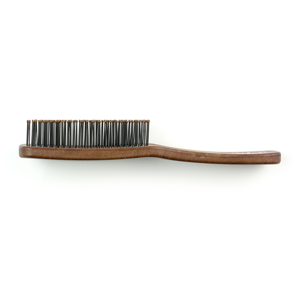 Mens Detangler Brown Leather Brush