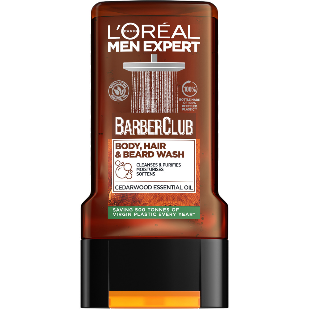 Men Expert Barber Club Body, Hair & Beard Wash, 300ml