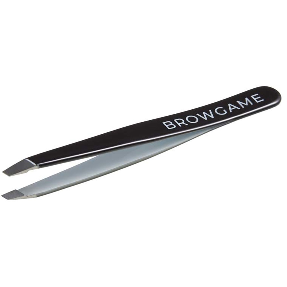 Signature Tweezer Slanted, Black & White