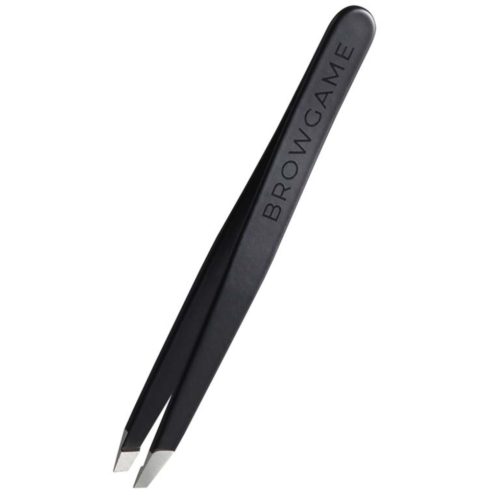 Signature Tweezer Slanted - Soft Touch, Blackout