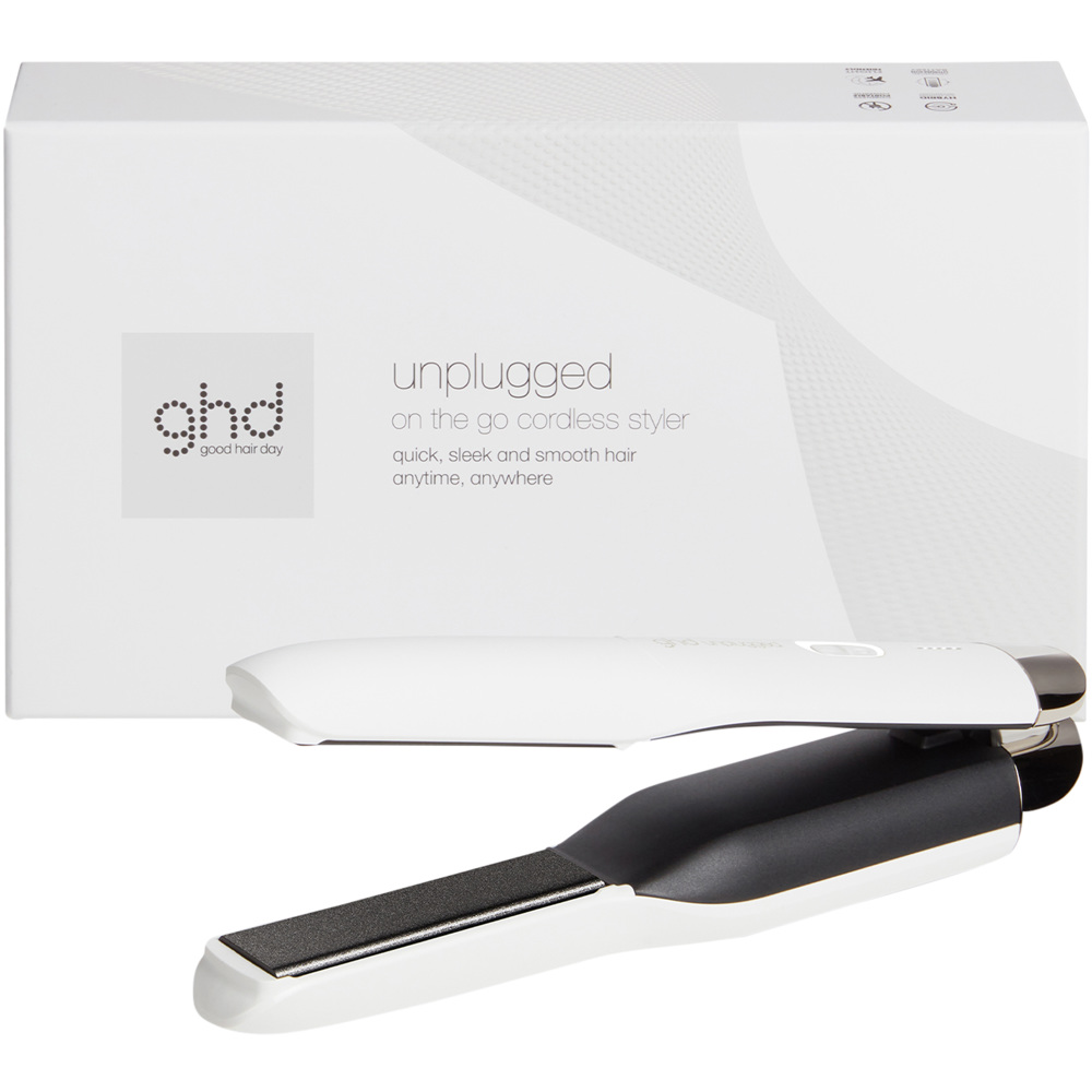 Unplugged Hair Straightener Matte White