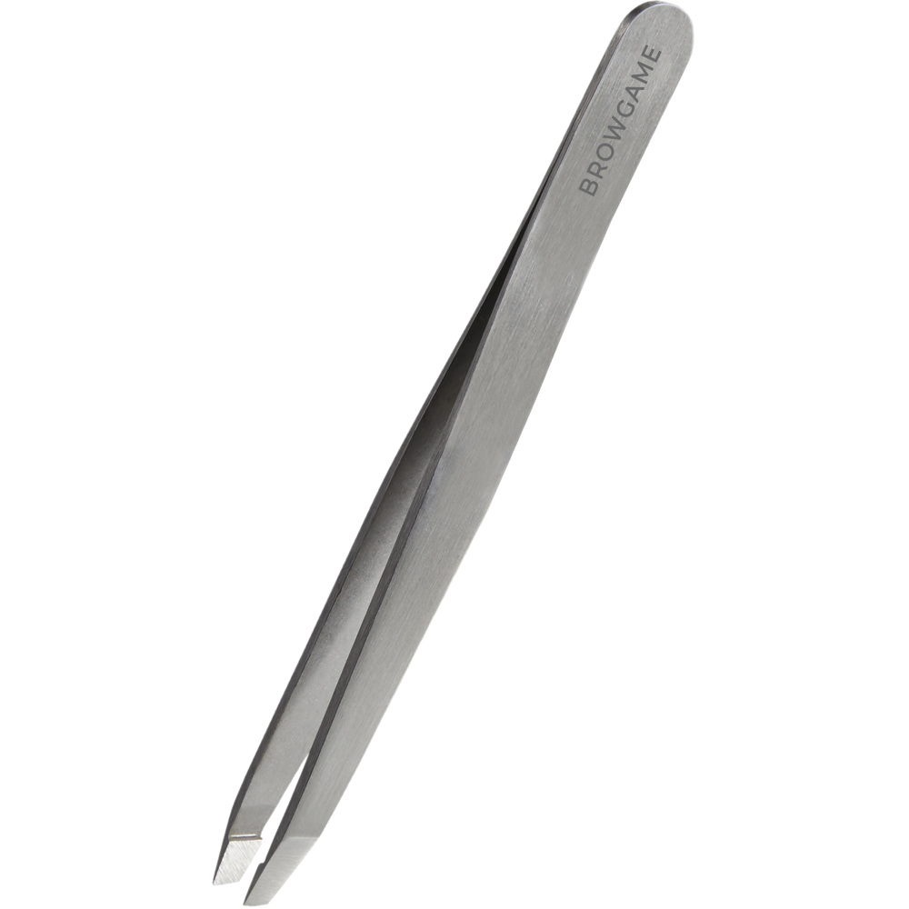 Satin Slanted Tweezer