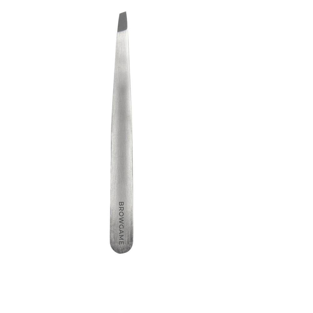 Satin Slanted Tweezer