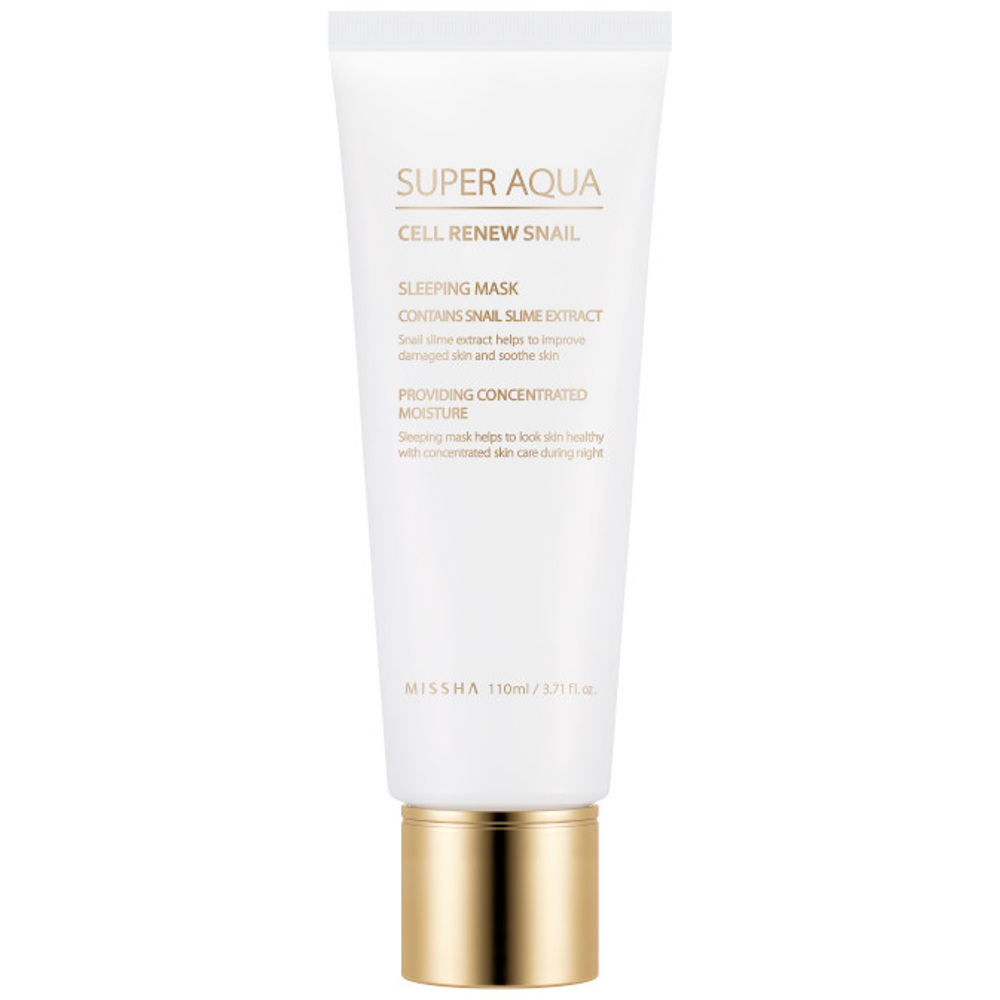 Super Aqua Cell Renew Snail Sleeping Mask, 110ml