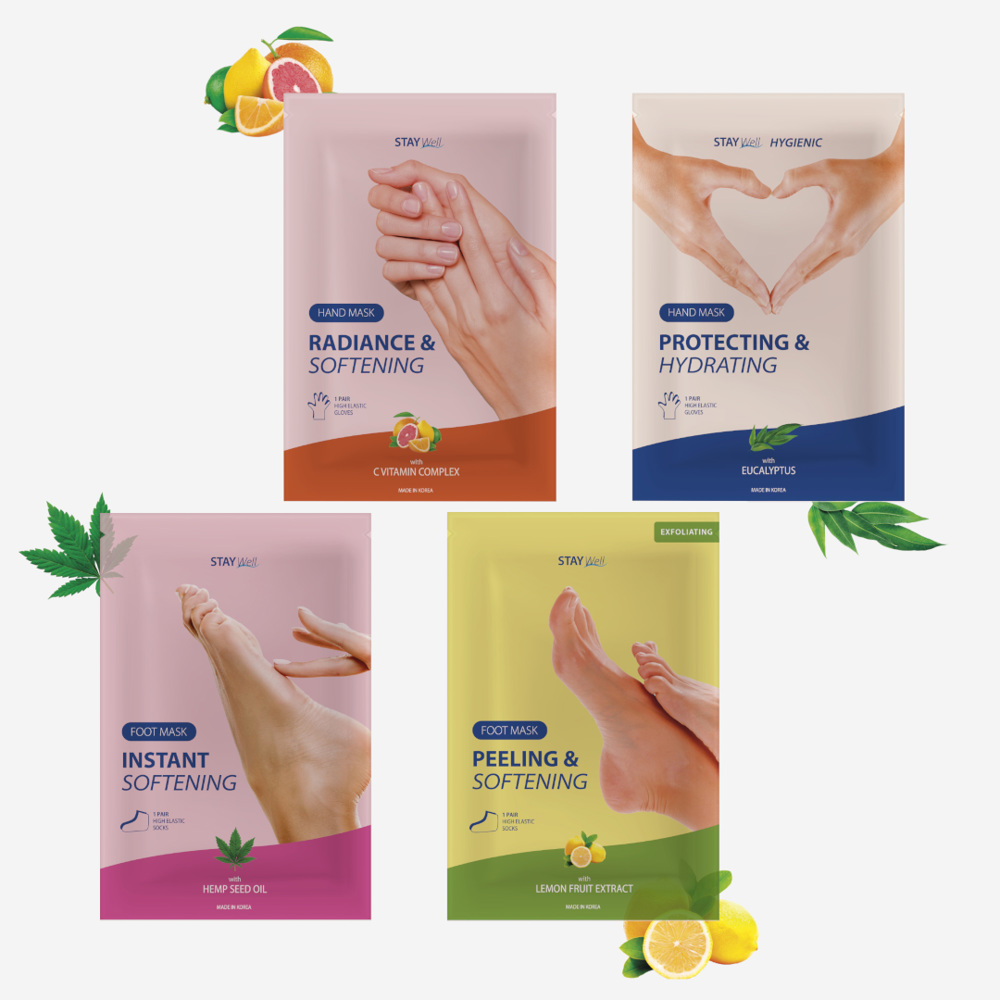 Hand & Foot Care, 4 Masks