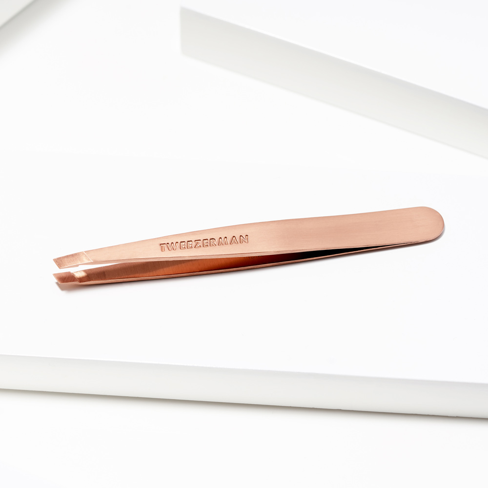 Slant Tweezer Rose Gold