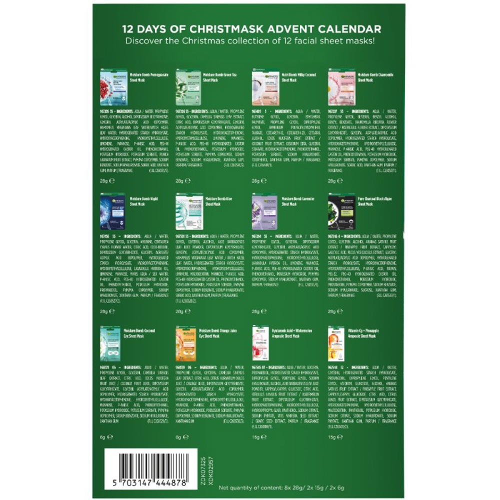 12 Days of Christmask Advent Calendar