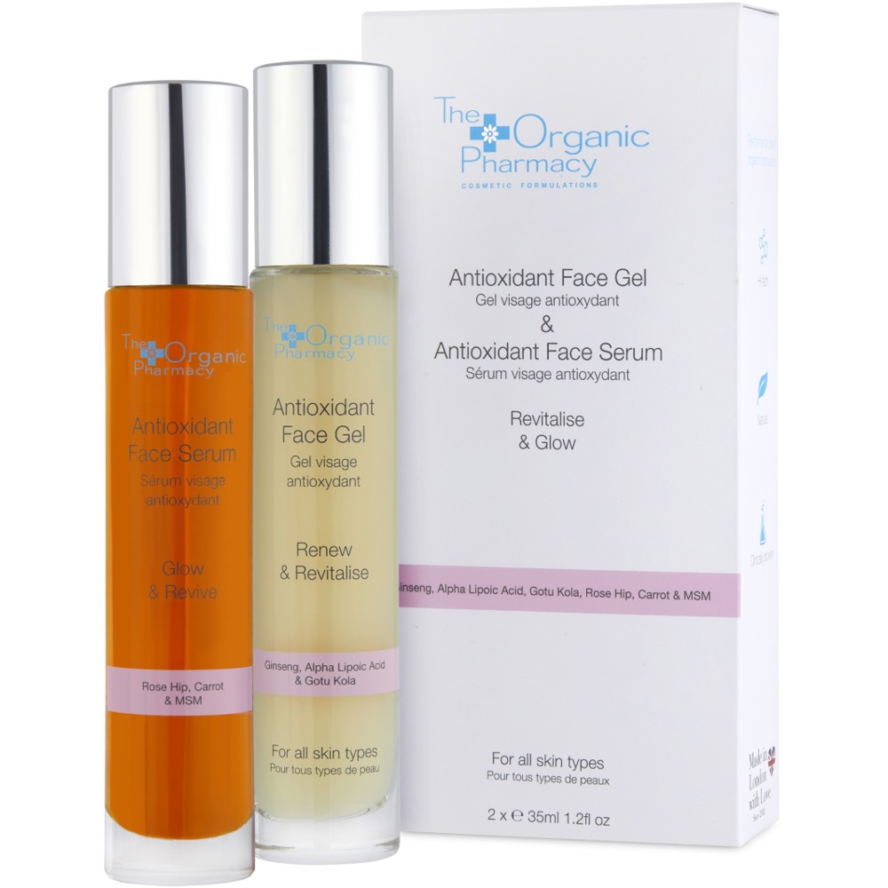 Antioxidant Face Serum + Antioxidant Face Gel, 2 x 35ml