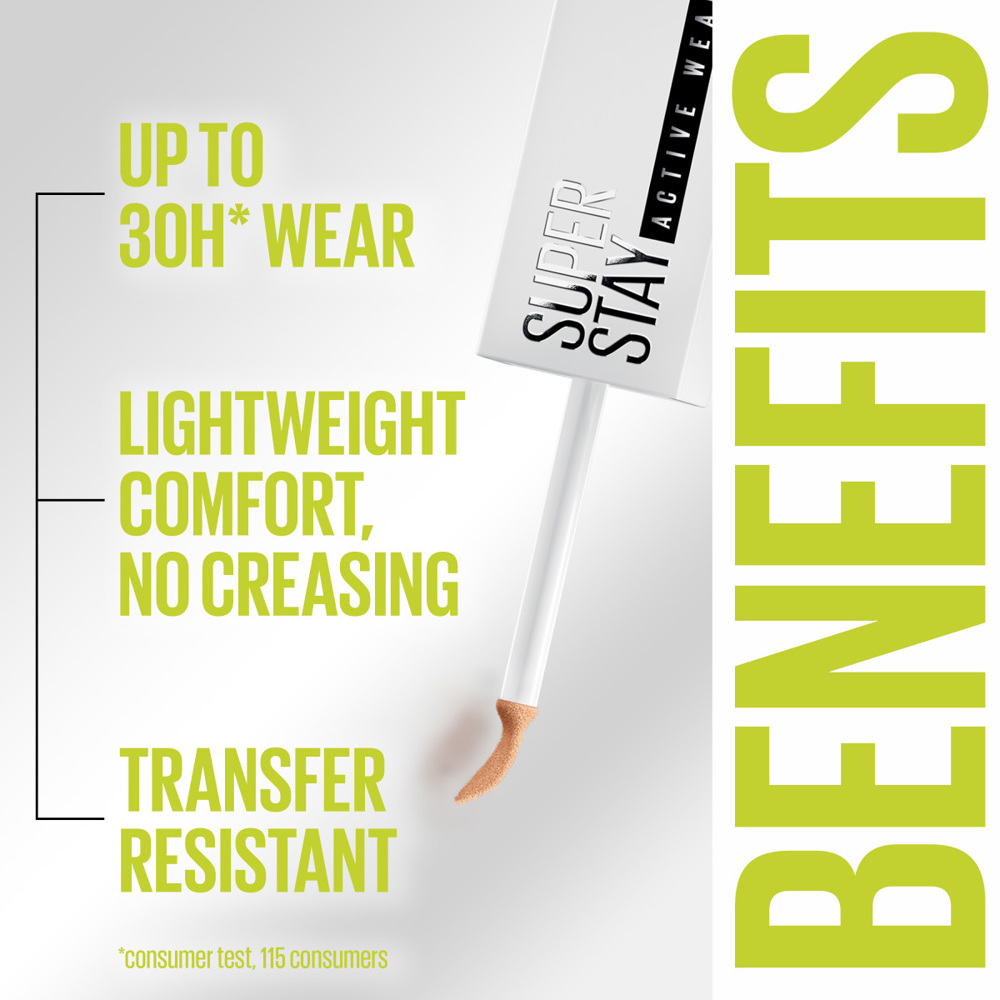 Superstay Active Wear Concealer, 10ml