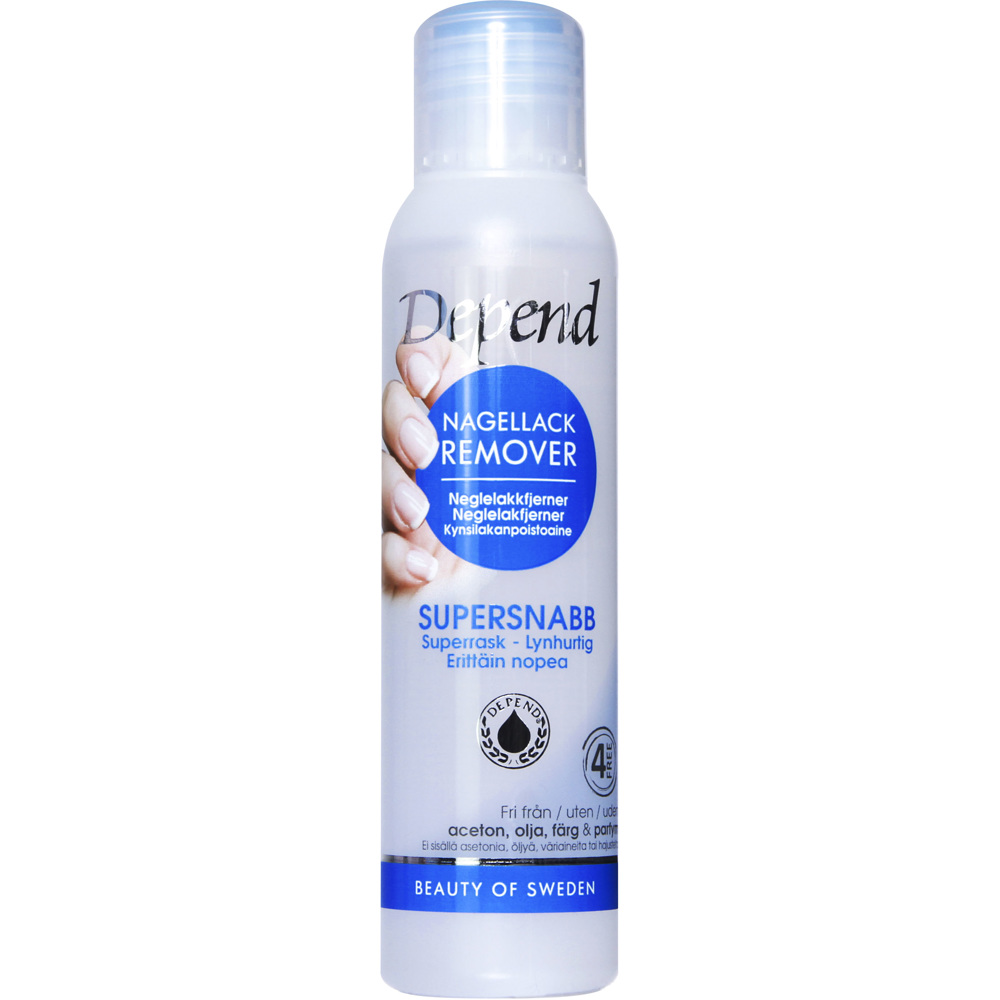 Nagellacksremover Supersnabb Blå, 100ml