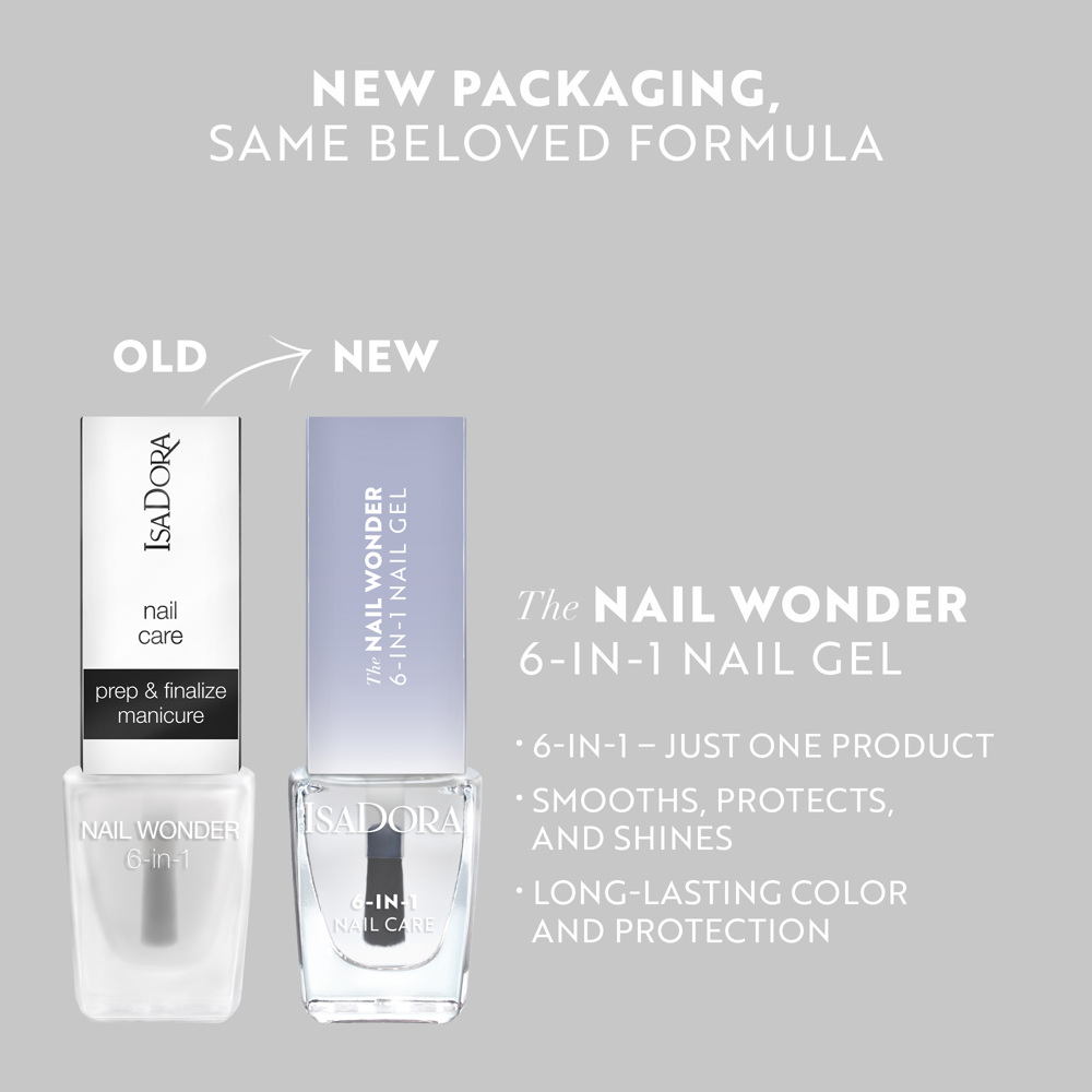 Nail Wonder 6-in-1 Nail Gel Clear