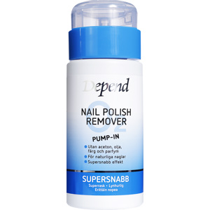 O2 Blue Pump-In Nail Polish Remover