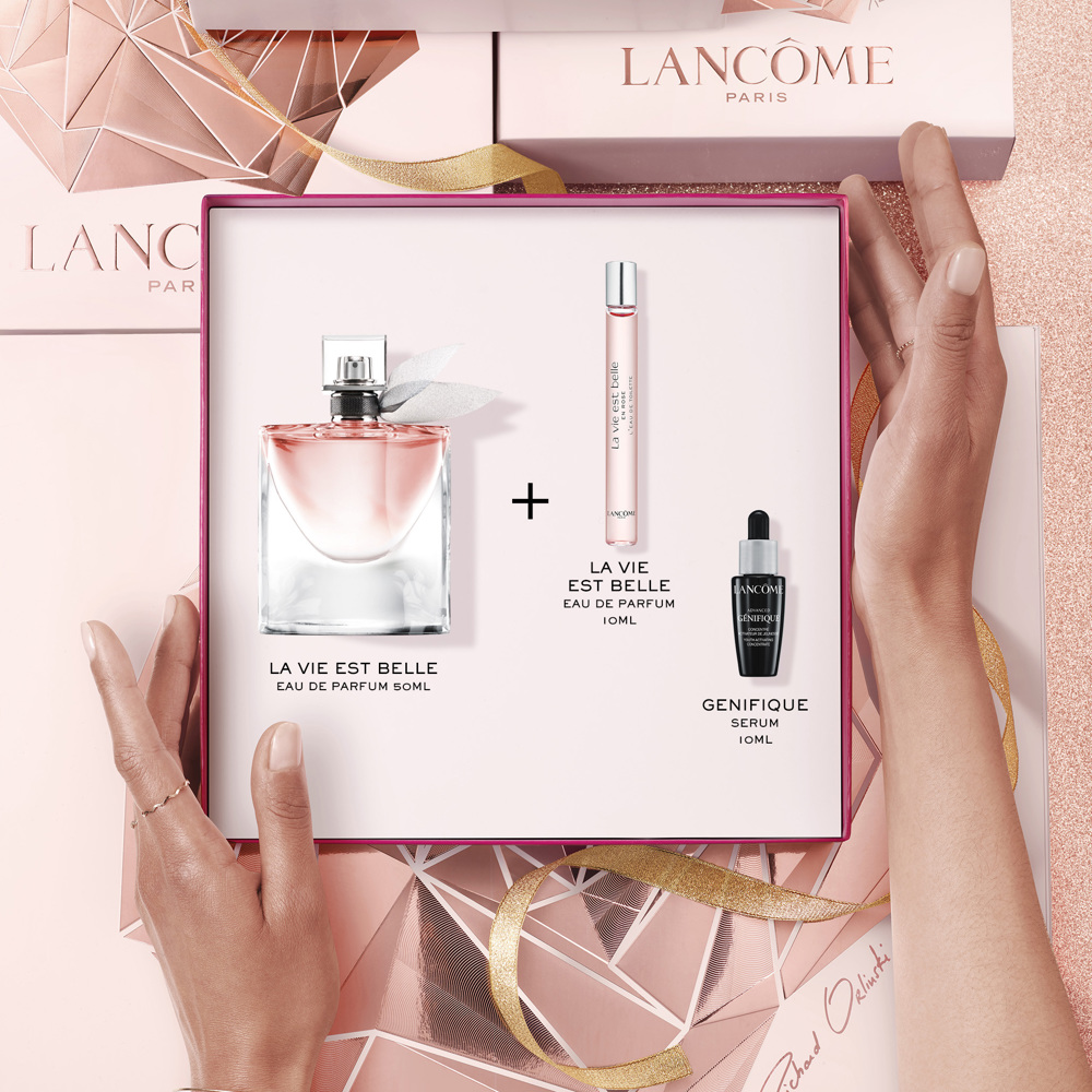 La Vie Est Belle Gift Set 2022, EdP 10ml + Advanced Génifique Serum 10ml