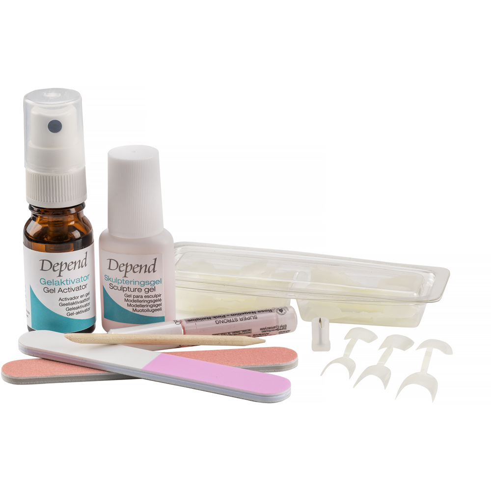 Gel Kit Natural Look Shortcut Tip