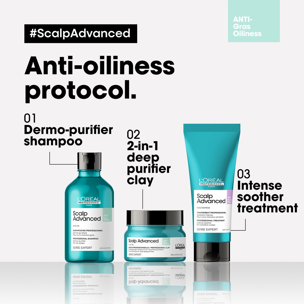 Scalp Advanced Anti-Oiliness 2-in-1 Deep Purifier Clay, 250ml