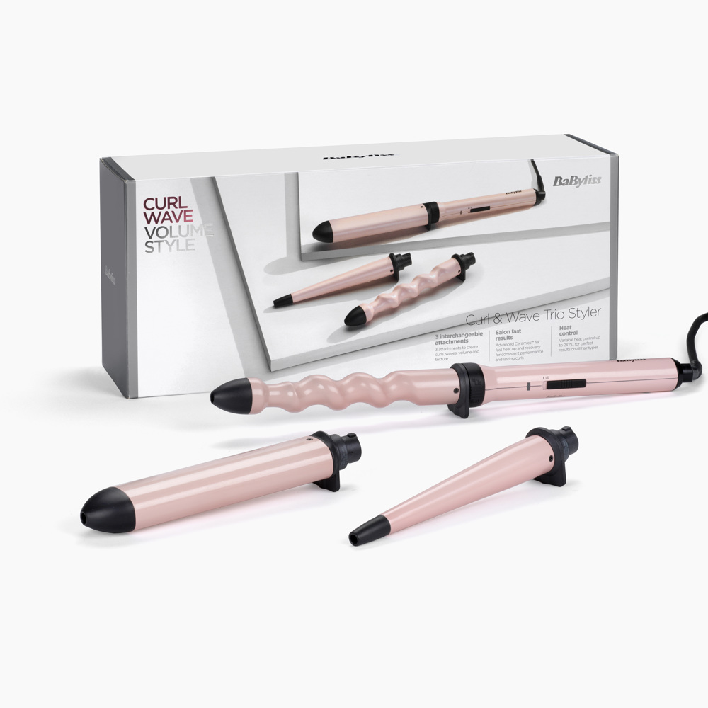 Curl & Wave Trio Curling Iron