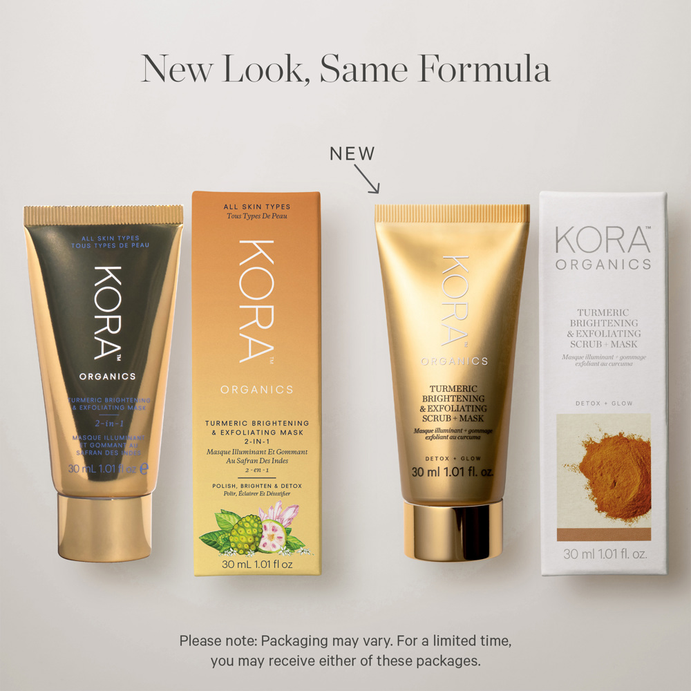 Turmeric Brightening & Exfoliating Mask 2-in-1