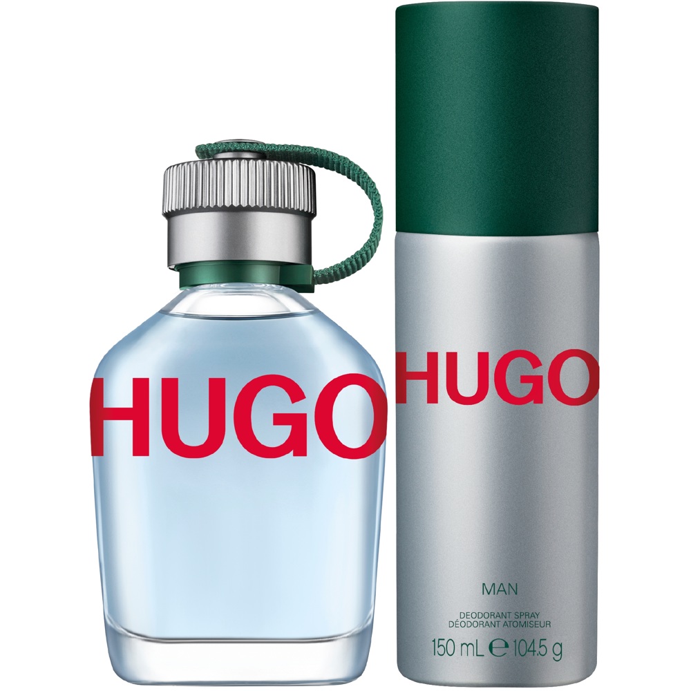 Hugo Man Gift Set, EdT & Deo Spray 2023