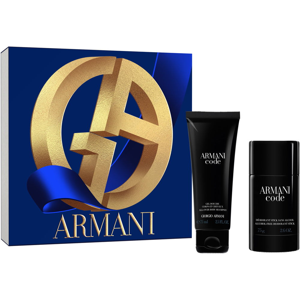 Armani Code Gift Set, Deodorant Stick & Shower Gel 2023