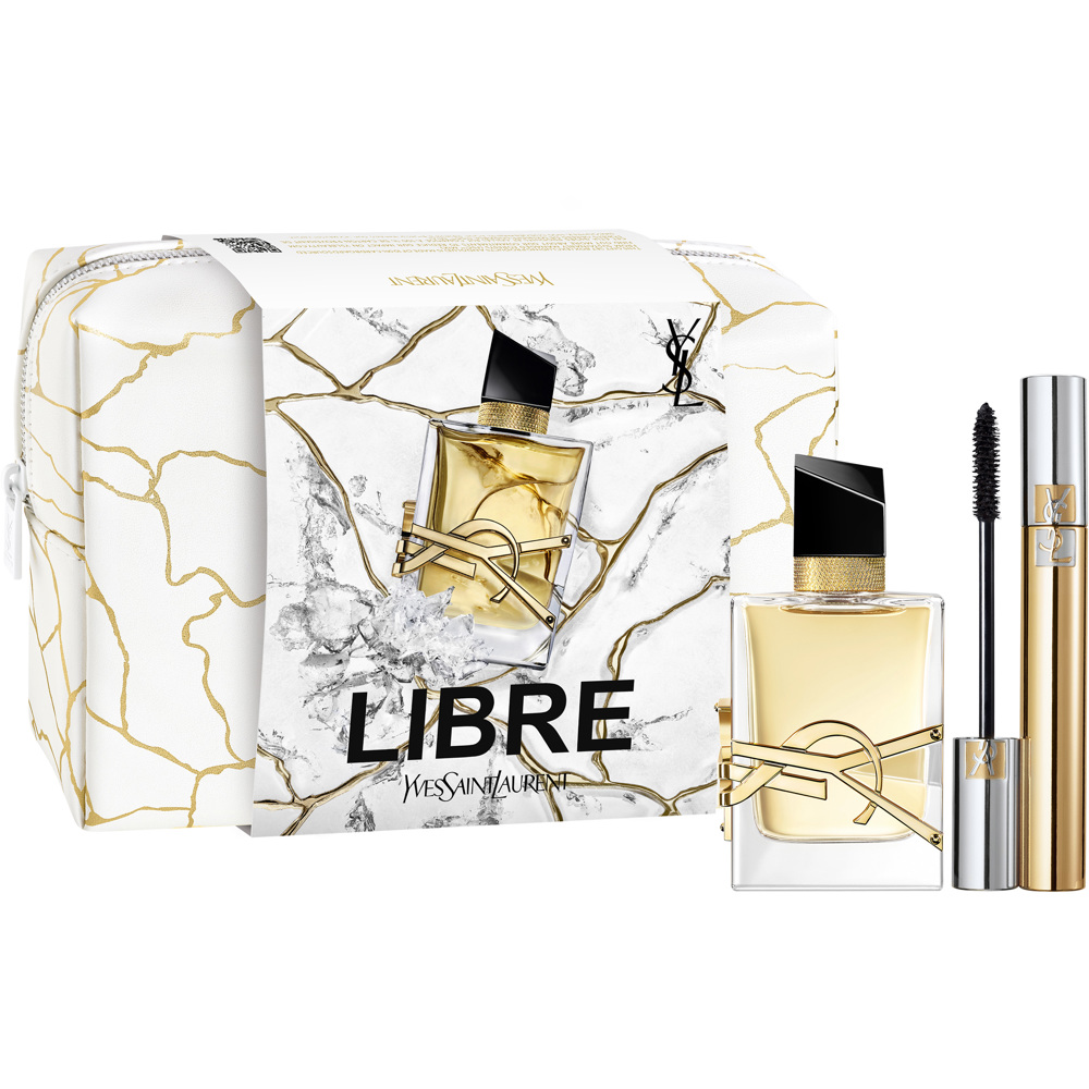 Libre Edp Gift Set 2023, 50ml + Mini + Pouch