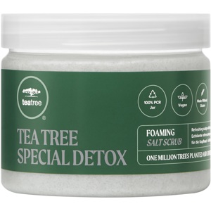 Tea Tree Special Detox Foaming Salt Scrub, 184g