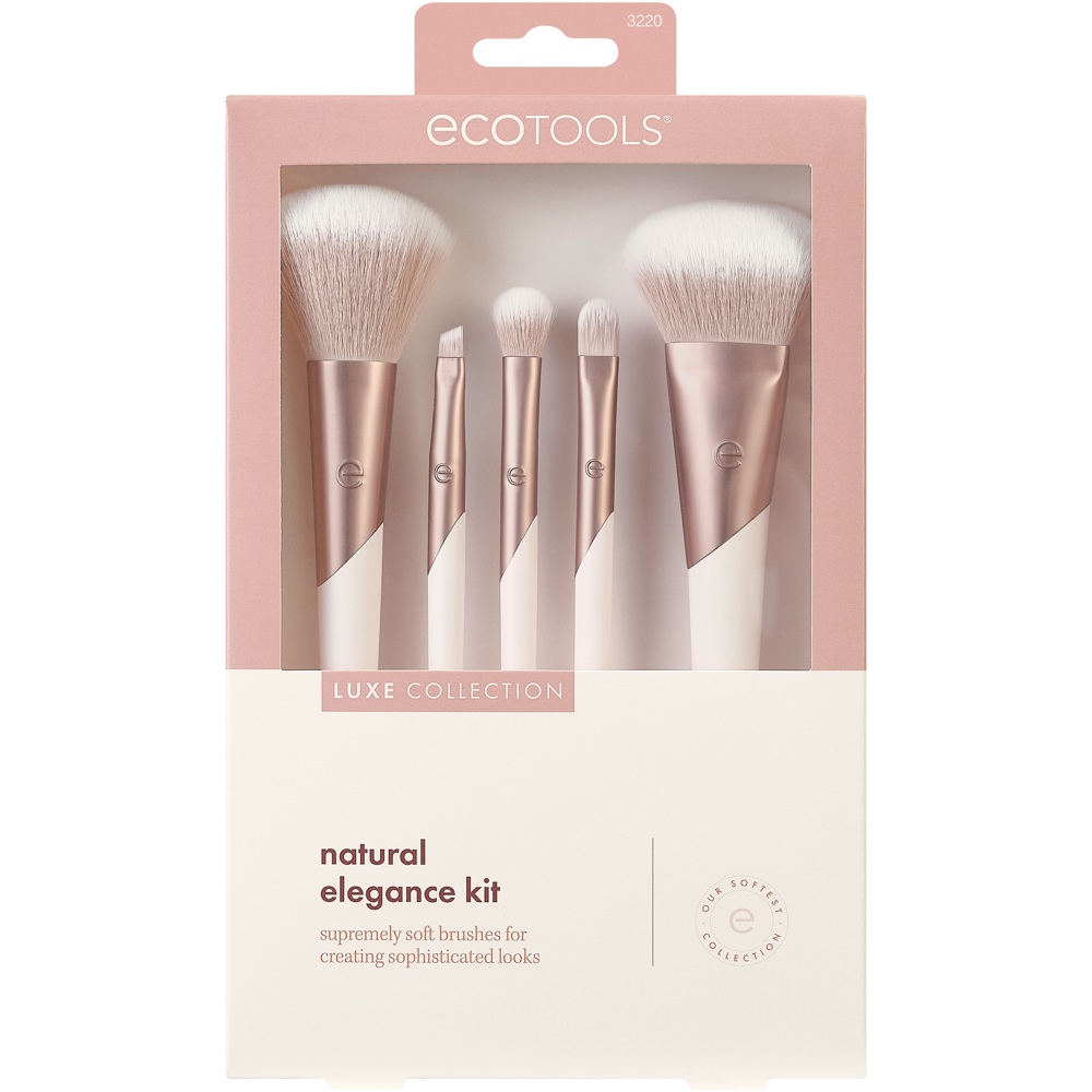 Luxe Natural Elegance Face Makeup Brush Kit