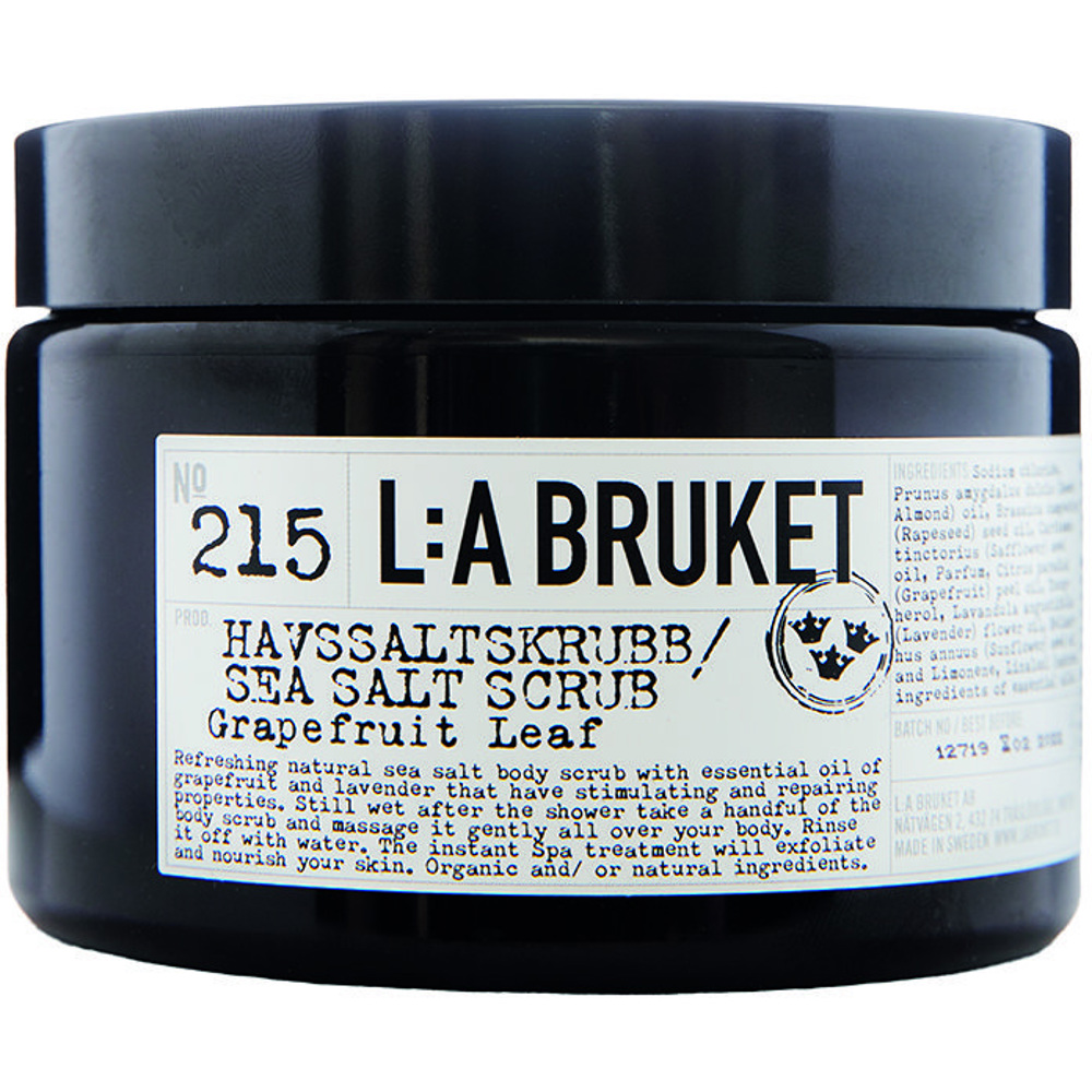 215 Sea Salt Scrub,Grapefruit Leaf, 420g