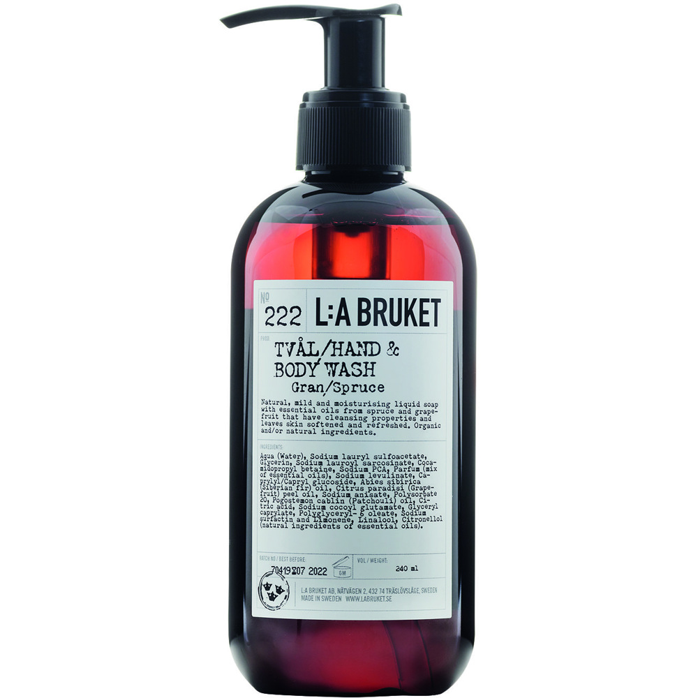 222 Hand & Body Wash, Spruce