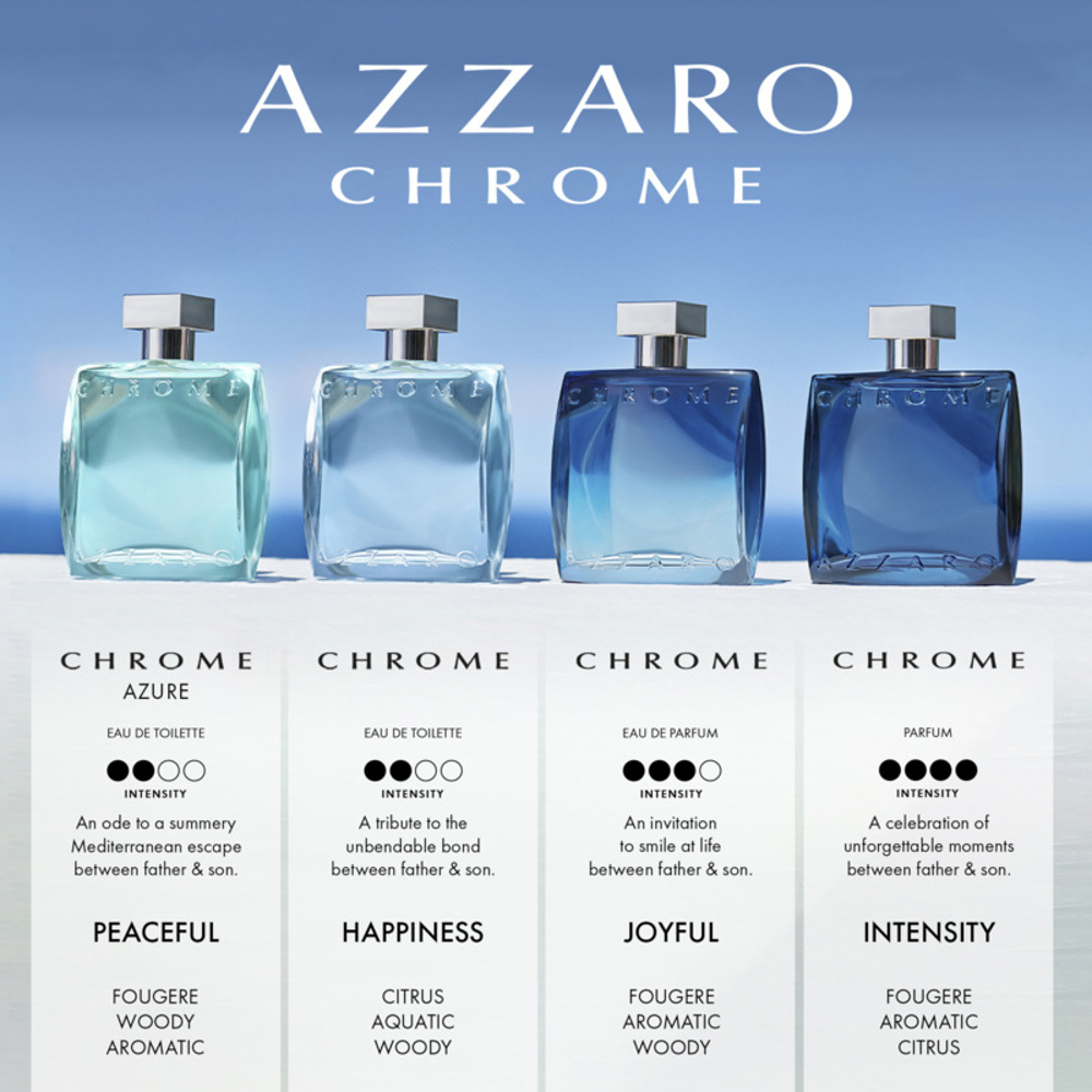 Chrome Azure, EdT