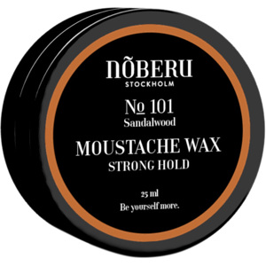 Moustache Wax, Strong Hold, Sandalwood, 25ml