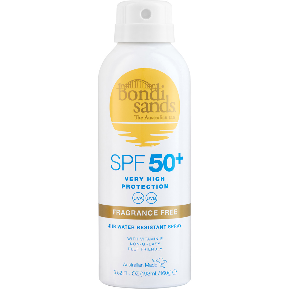 SPF50+ Fragrance Free Sunscreen Spray, 160g