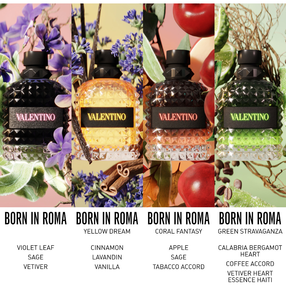 Uomo Born In Roma Green Stravaganza, EdT