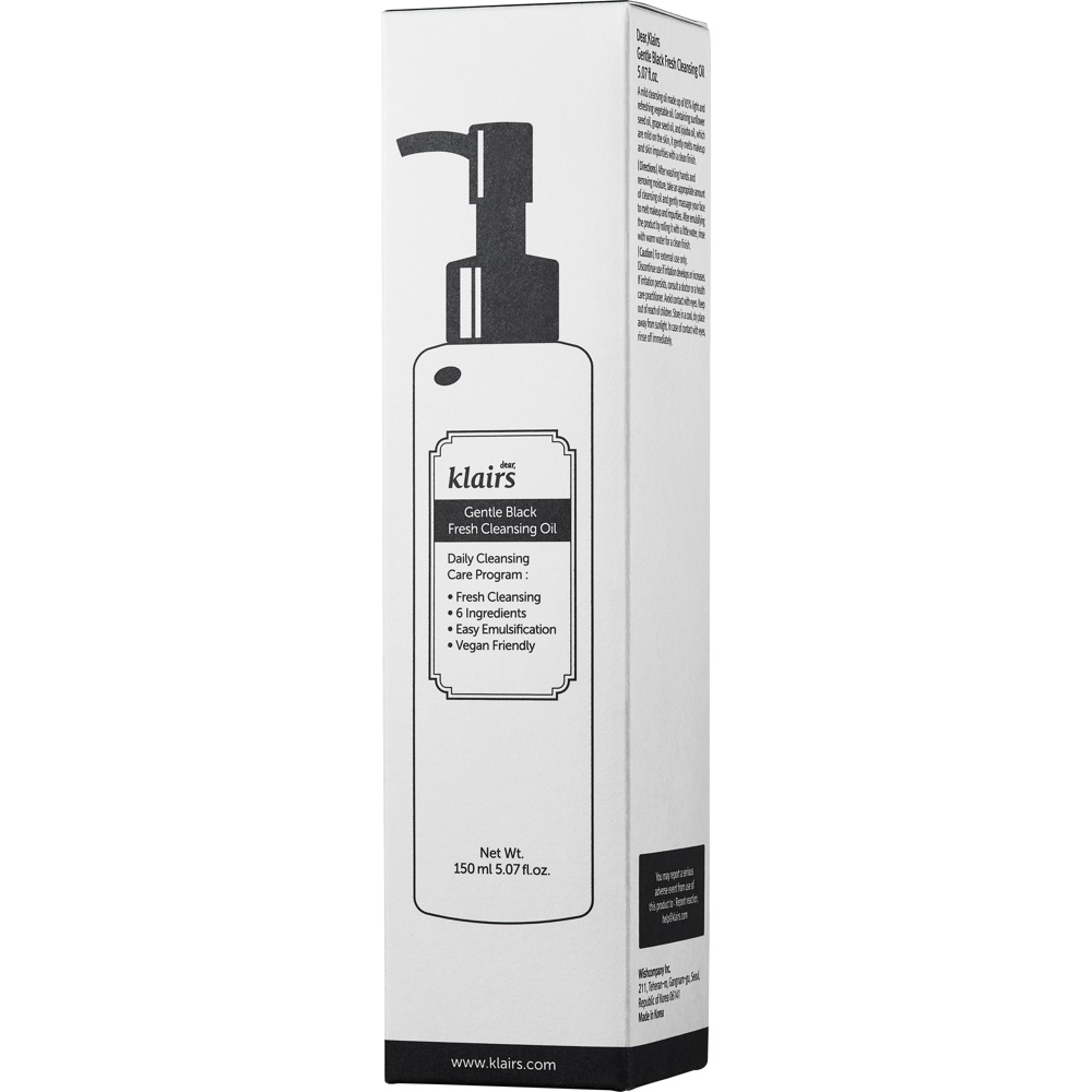 Gentle Black Fresh Cleansing Oil