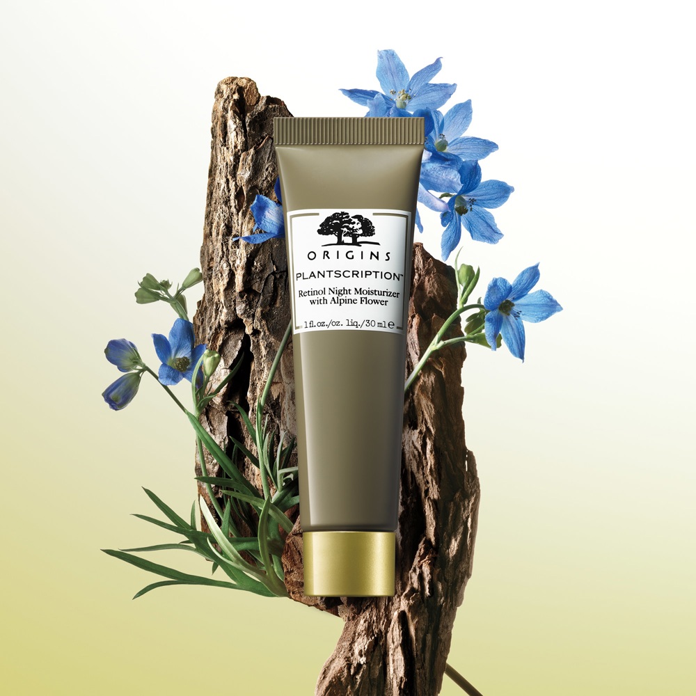 Plantscription Retinol Night Moisturizer with Alpine Flower, 30ml